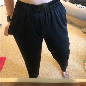 Black sweat pants